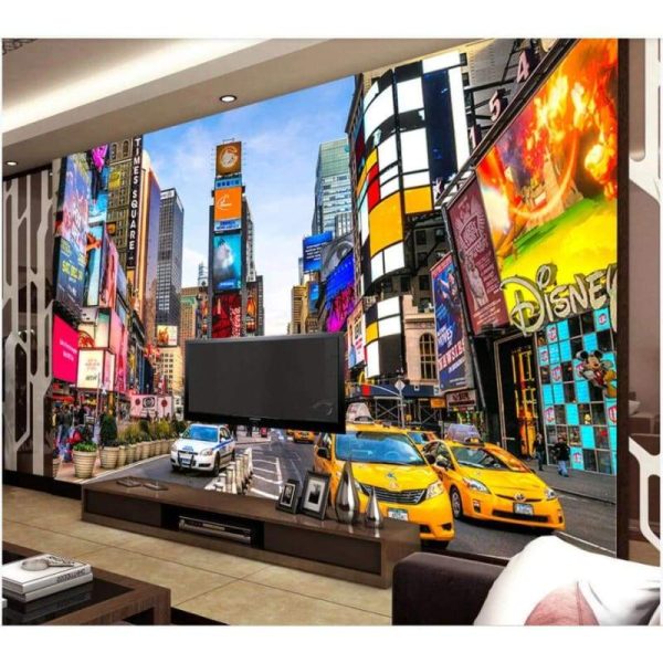 Papier Peint Vintage  Taxi New York Angebot – Bild 4