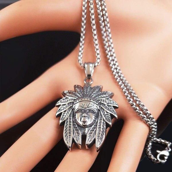 Collier Vintage  Indien D Amérique Femme Mode – Bild 3
