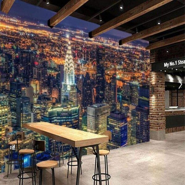 Papier Peint Vintage  Ville De New York Im Angebot – Bild 5