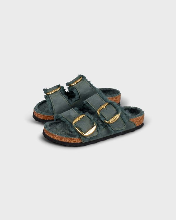 Arizona Big Buckle Shearling Oiled Leather Thym Jetzt online – Bild 3