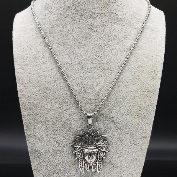 Collier Vintage  Indien D Amérique Femme Mode – Bild 5