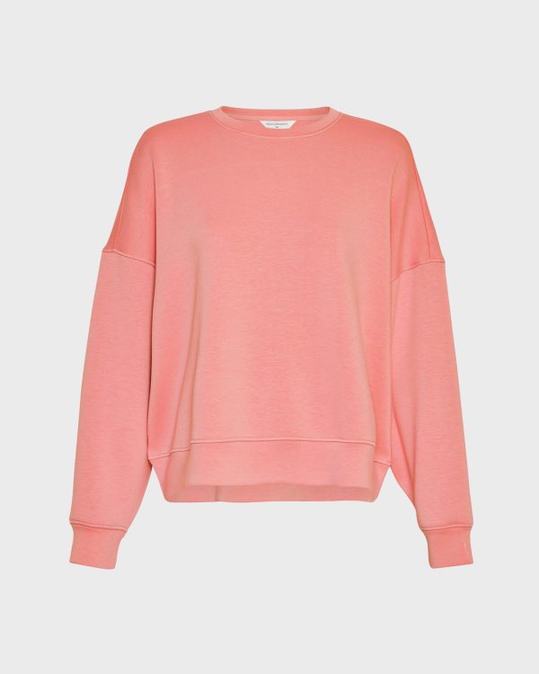 MSCHDalvina Ima Q Sweatshirt Sugar Coral Im Angebot