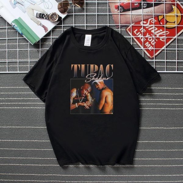 T-Shirt Vintage  2pac Femme Verkauf – Bild 2