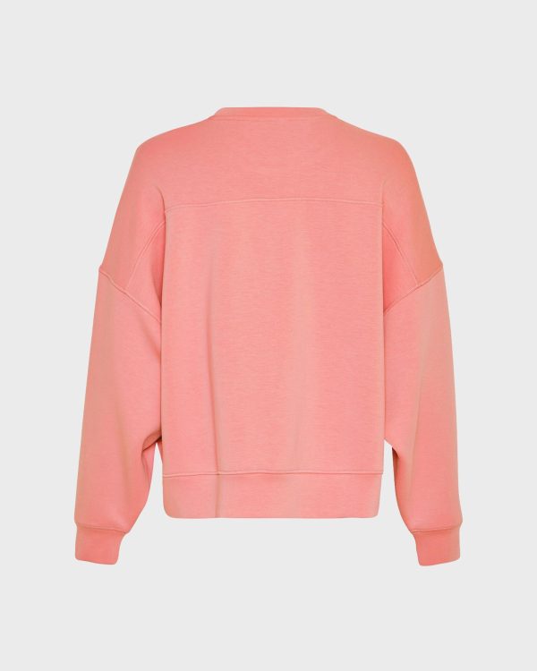 MSCHDalvina Ima Q Sweatshirt Sugar Coral Im Angebot – Bild 2