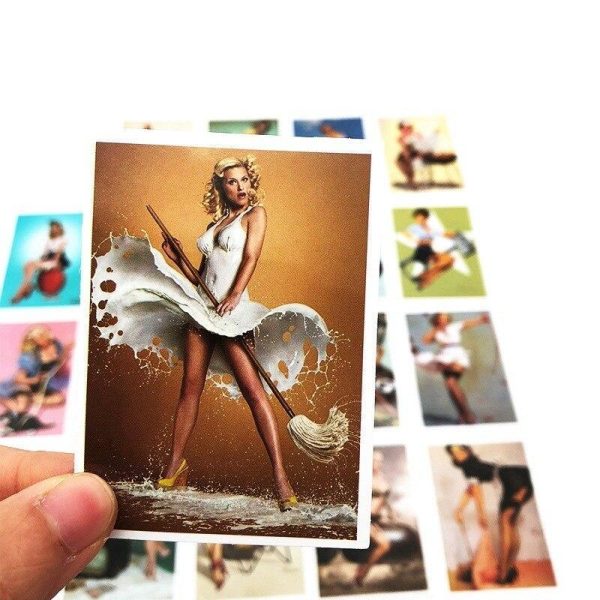 Stickers Vintage Bomber pin Up Girl Angebot – Bild 5