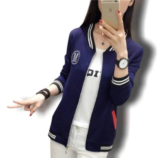 Blouson Vintage  College Américain Fille Rabatt