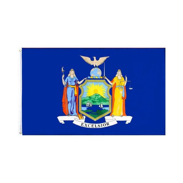 Drapeau Vintage De New York Rabatt