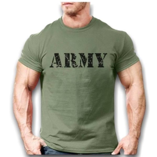 T-Shirt Vintage  Armee Américaine Online-Schn?ppchen