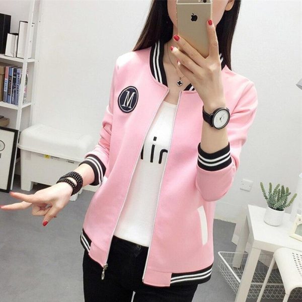 Blouson Vintage  College Américain Fille Rabatt – Bild 5