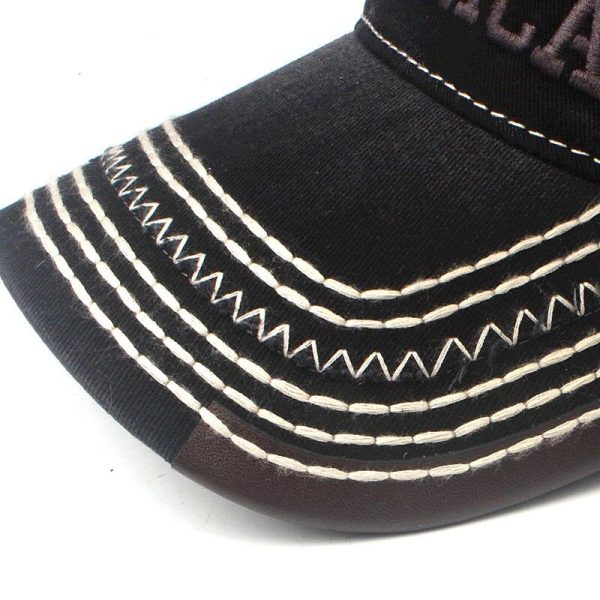 Casquette Vintage New York Rouge Et Noir Online-Verkauf – Bild 5