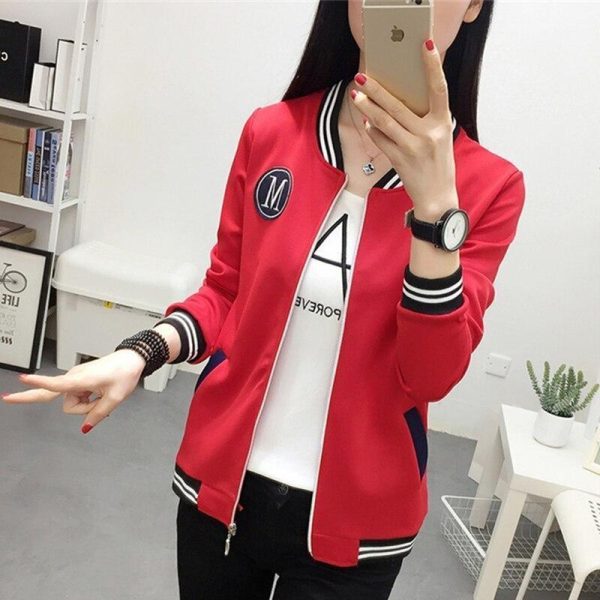 Blouson Vintage  College Américain Fille Rabatt – Bild 4