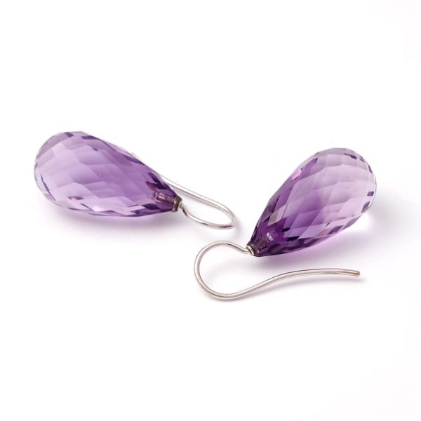 Ohrschmuck  Tropfen  Amethyst Online-Schn?ppchen