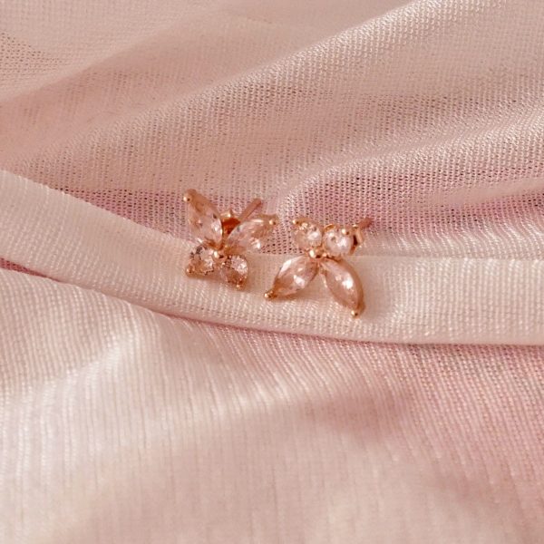 Jamila Studs - Rose Gold 1 piece Mode – Bild 5
