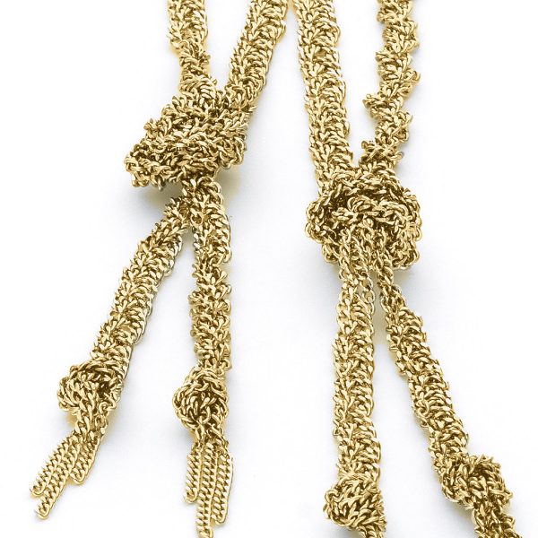 Kette Claudia Milic  TWIST  double, goldplattiert Online-Schn?ppchen – Bild 2