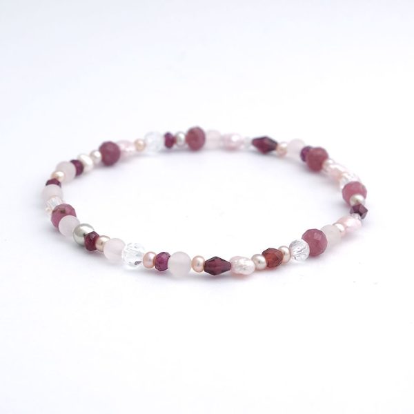 Armband  Melange-rose  2 Im Angebot