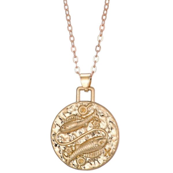 Sternzeichen Schmuck Anhänger für Halskette, Fische (3 cm) Verkauf