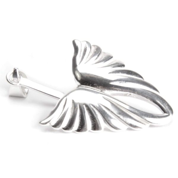 Donuthalter Engelsflügel, Sterlingsilber 925 (2,2x2,2cm) Verkauf